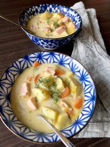 Finnish Salmon Soup (Lohikeitto) - Globally Flavored